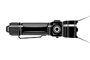 Tactical Flashlight Silhouettes, a Graphic by musafir_fashion (Thumbnail 7 of 14)