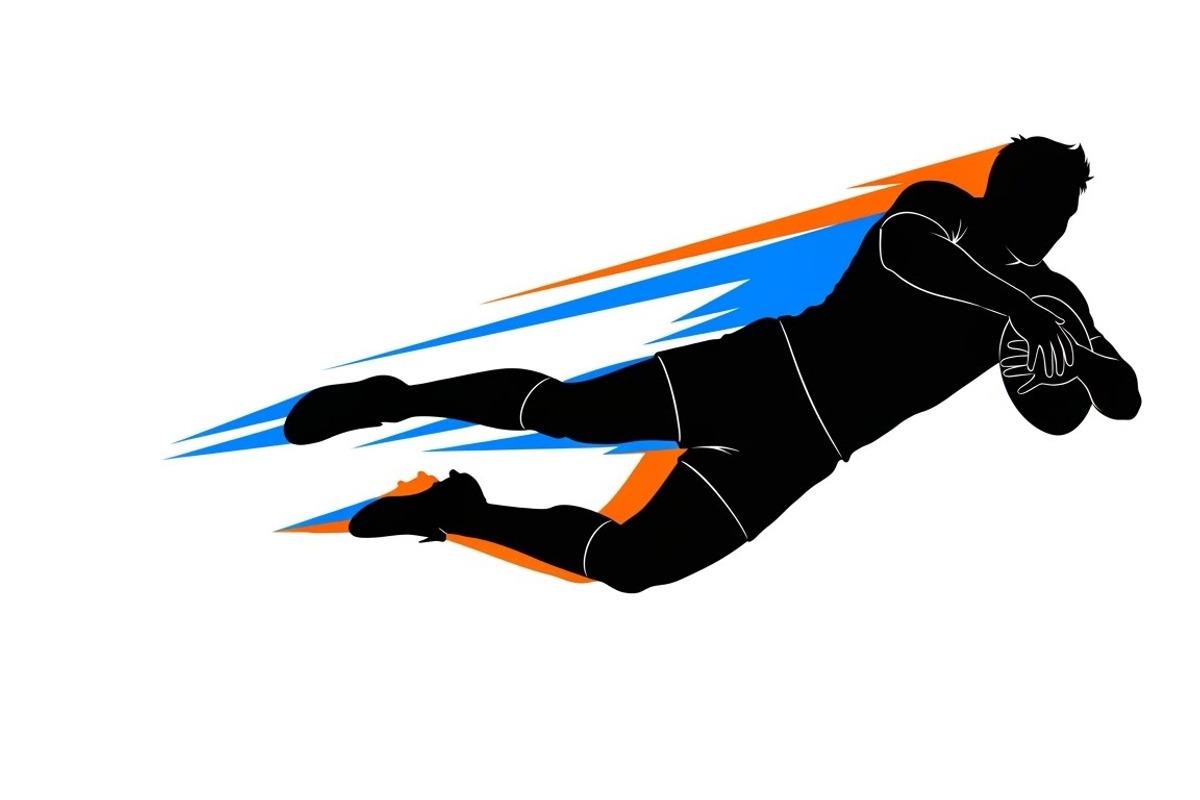 Rugby Player Silhouette Pack, an Illustration by Amazin_art (Photo 26 of 31)