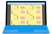 Printable Birthday Card, a Card Template by DesignTreasureID (Thumbnail 4 of 5)
