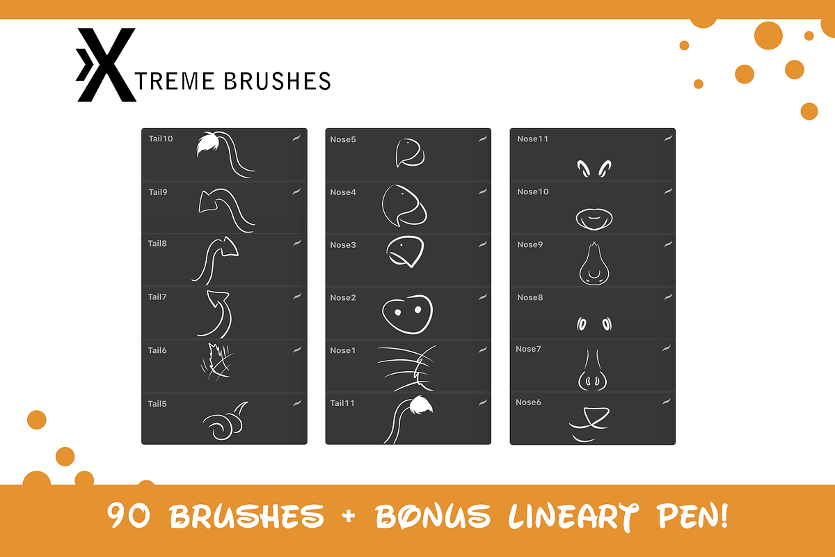 Procreate Fun Characters Kit!!!, a Brush Add-On by Extreme Brushes (Photo 7 of 8)