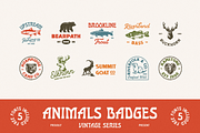 Animals & Outdoors Badges Vol. 1, a Branding & Logo Template by Skilline Supply Co. (Thumbnail 4 of 10)