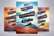 Summer Music Flyer, a Flyer Template by CREATIVE DUDE (Thumbnail 1 of 4)