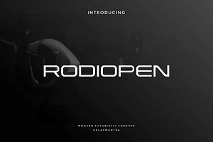 Rodiopen, a Font by garismantra