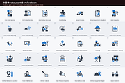100 Restaurant Service Icons, a Duotone Icon by Symbolic Language (Thumbnail 2 of 5)