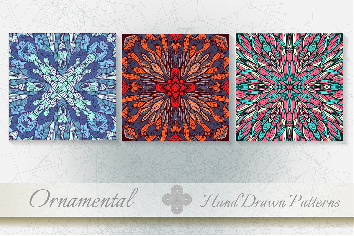 10 Ornamental Patterns. Set#4 preview 3
