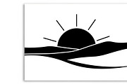 sunset horizon wall art design, an Illustration by Amazin_art (Thumbnail 7 of 31)