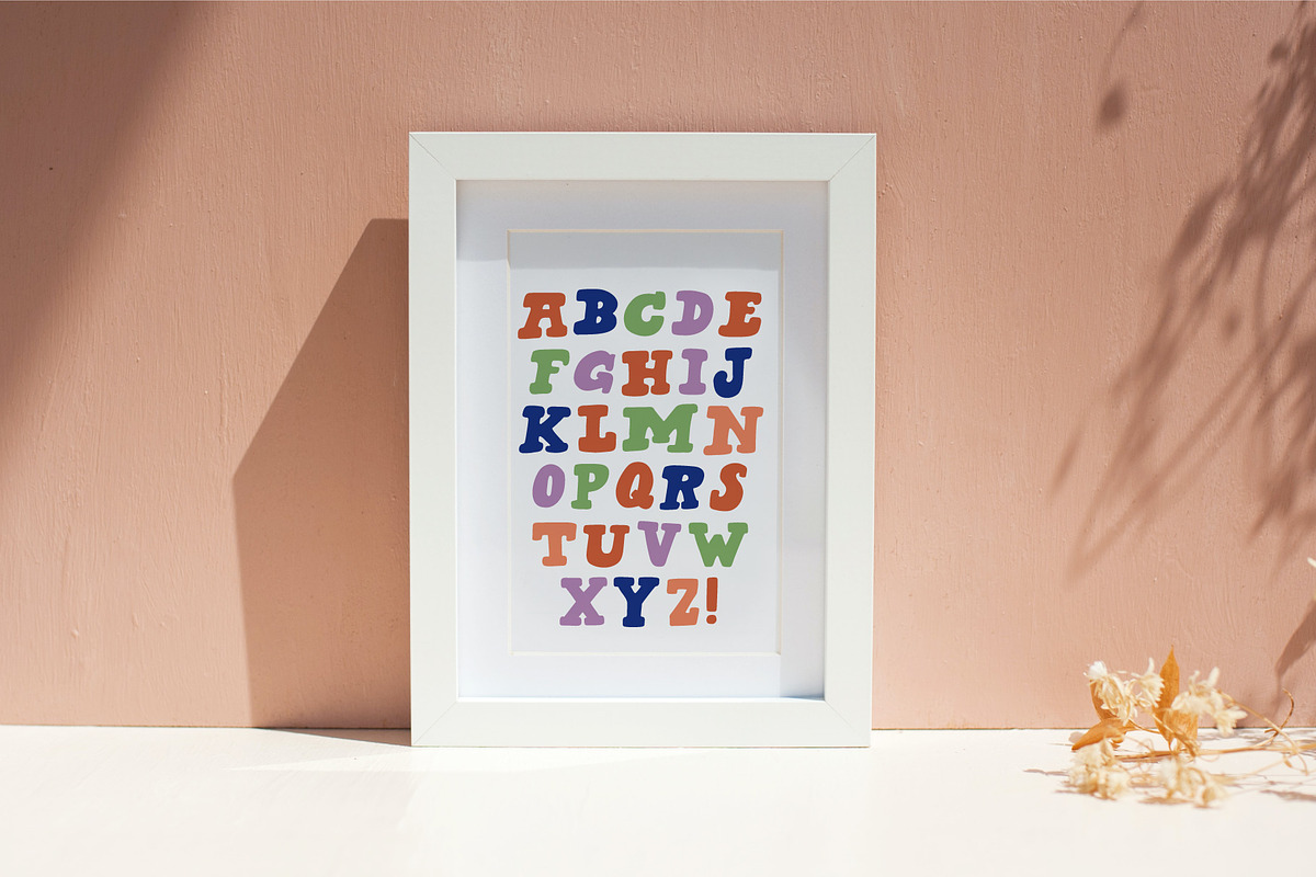 Gigi May • Kids' Bubble Serif Font, a Serif Font by Becky Simpson (Photo 7 of 15)