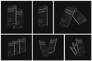 iPhone 15 Pro Mockup Set, an iPhone Mockup by Deeplab (Thumbnail 2 of 9)