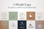Mindful Balance Logo Bundle – 5 Pack, a Branding & Logo Template by Elibee (Thumbnail 2 of 9)