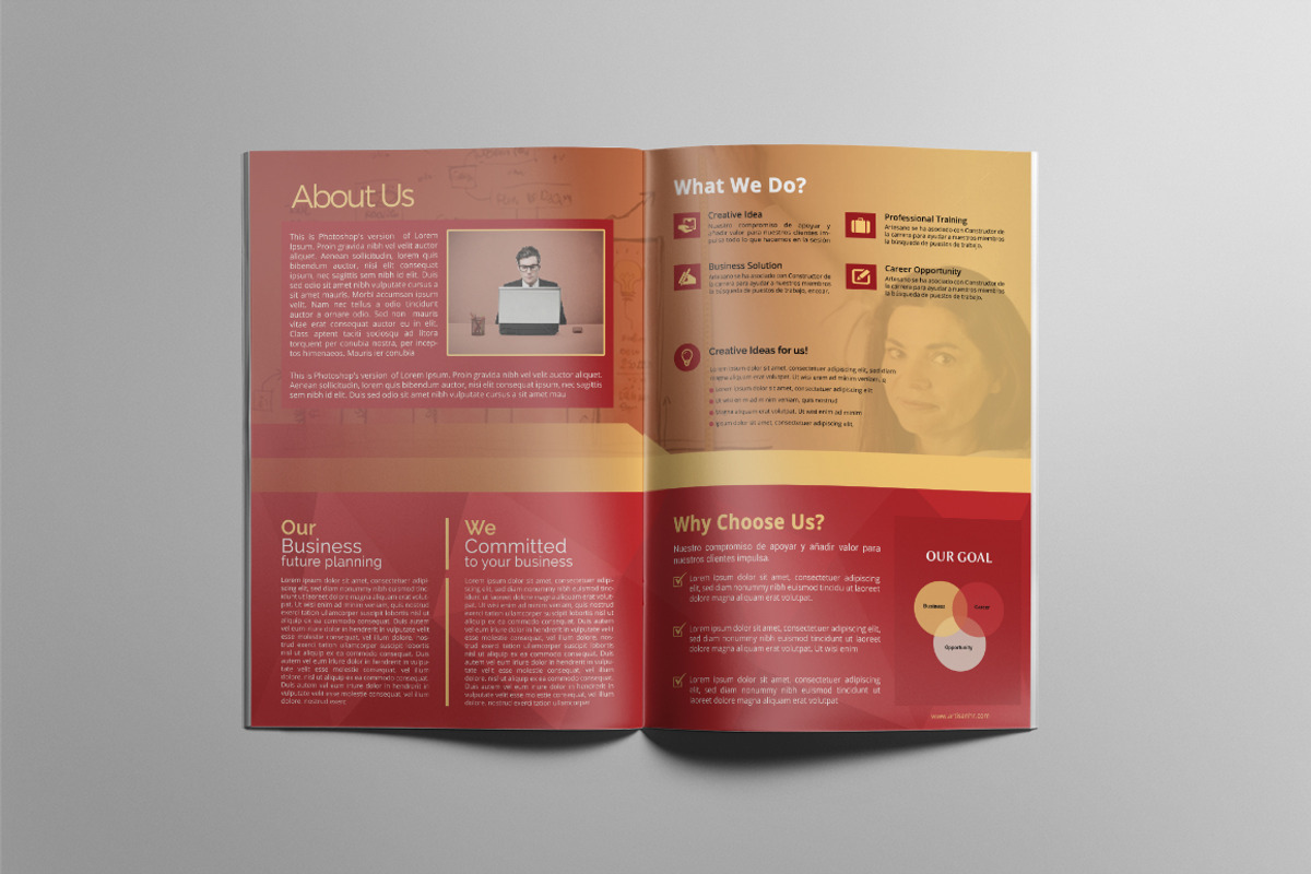 Bi-fold Brochure, a Brochure Template by artisanHR (Photo 4 of 4)