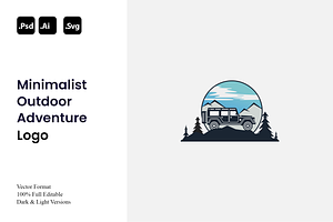 Minimalist Outdoor Adventure Logo, a Branding & Logo Template by Luxury Logos