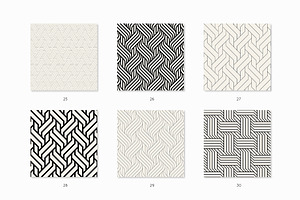 Herringbone Seamless Patterns Set