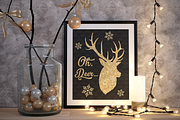 Glitter Deers, an Object Graphic by BlackCatsMedia (Thumbnail 3 of 5)