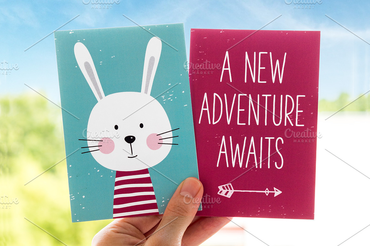 Baby posters and cards with animals, an Animal Illustration by Paper Cards (Photo 5 of 5)