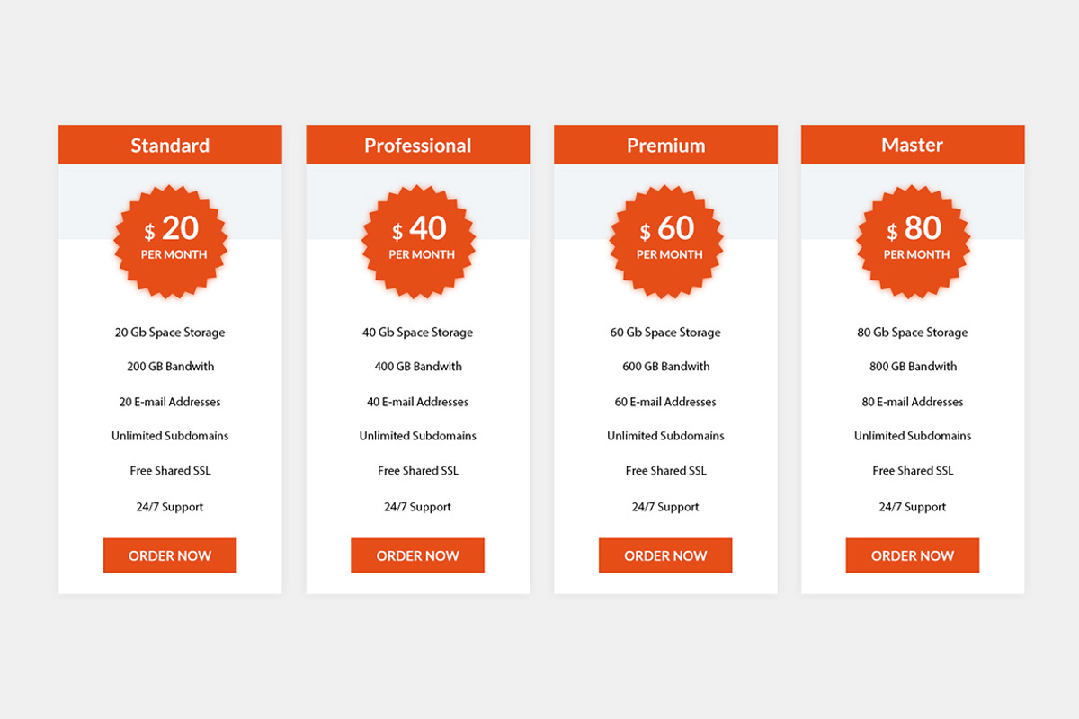 Pricing Table, a Templates & Theme by Youme Techworld (Photo 5 of 5)