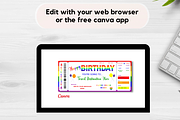 Happy Birthday Gift Boarding Pass, a Card Template by YasdeyDesigns (Thumbnail 5 of 7)
