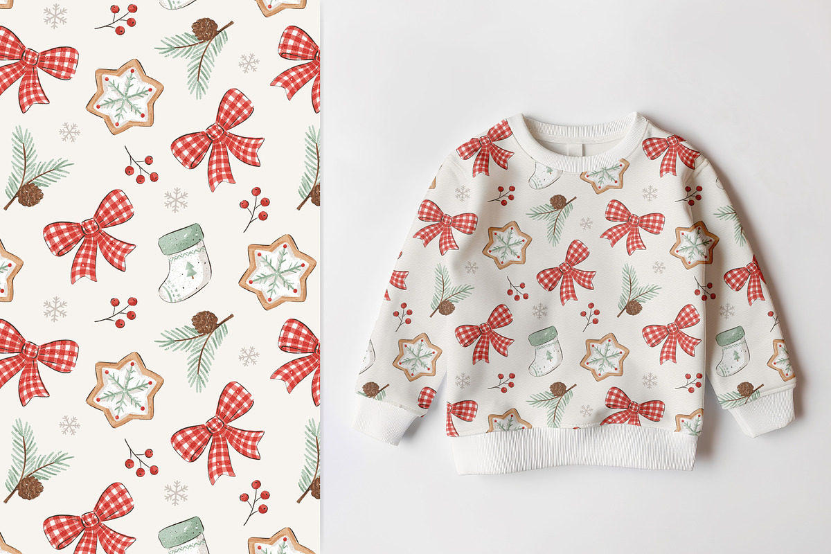 Winter holidays, a Pattern Graphic by Olena Kuznietsova (Photo 5 of 9)