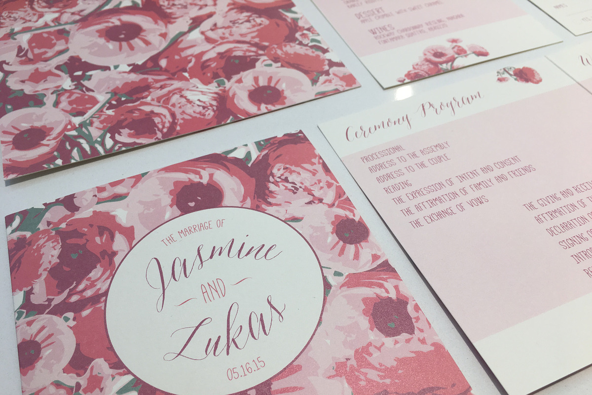 Bohemian Floral Wedding Suite, an Invitation Template by Laura K Invitations (Photo 4 of 6)