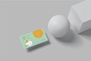 3.5x2 Business Card Mockup, an Advertising Mockup by megostudi0 (Thumbnail 2 of 2)