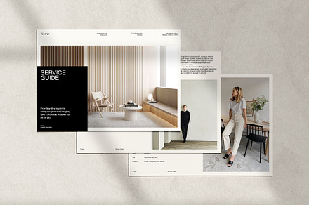 Neue Services Guide, a Brochure Template by T E M P L Y