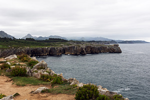Coastal cliffs by the sea on a cloud, a Nature Photo by Perpis