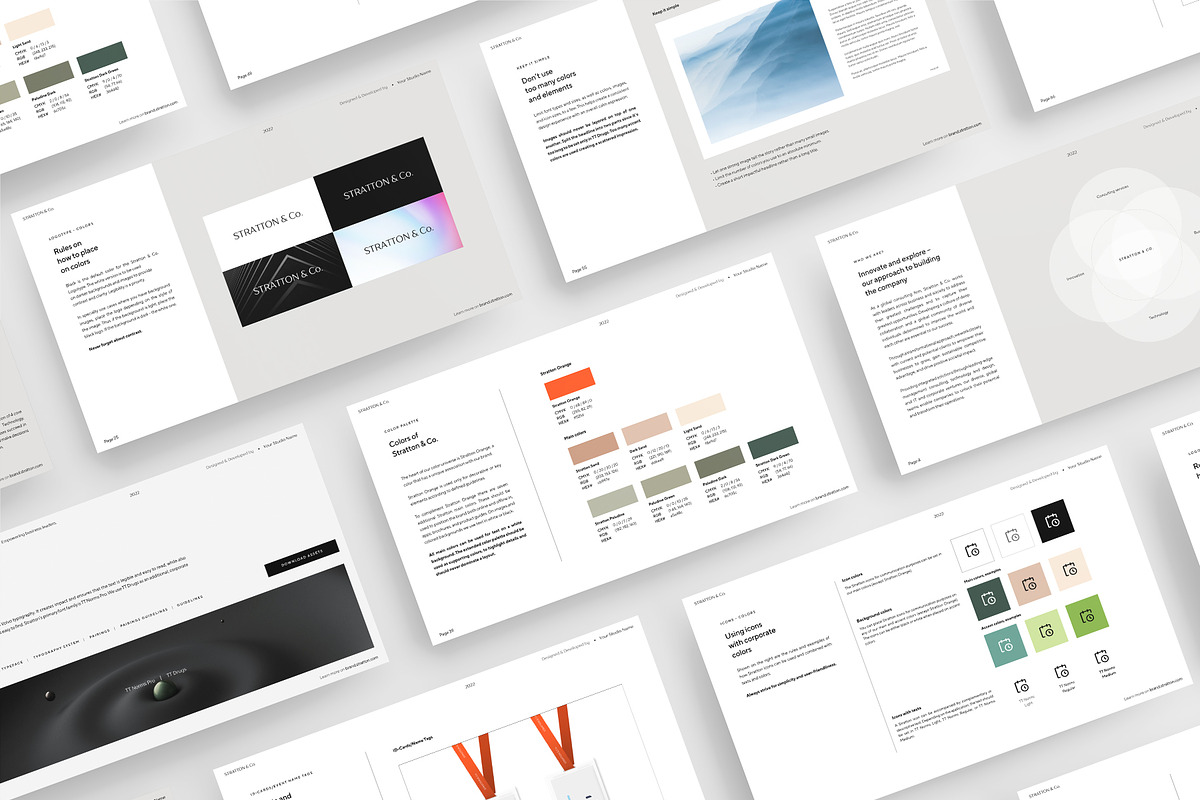 73-Page Brand Style Guidelines, a Presentation Template by Smotrow Related (Photo 14 of 19)