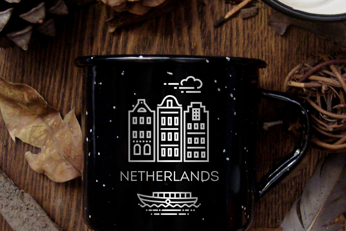 80 landmarks line icons, an Outline Icon by Tettygreen (Photo 5 of 5)