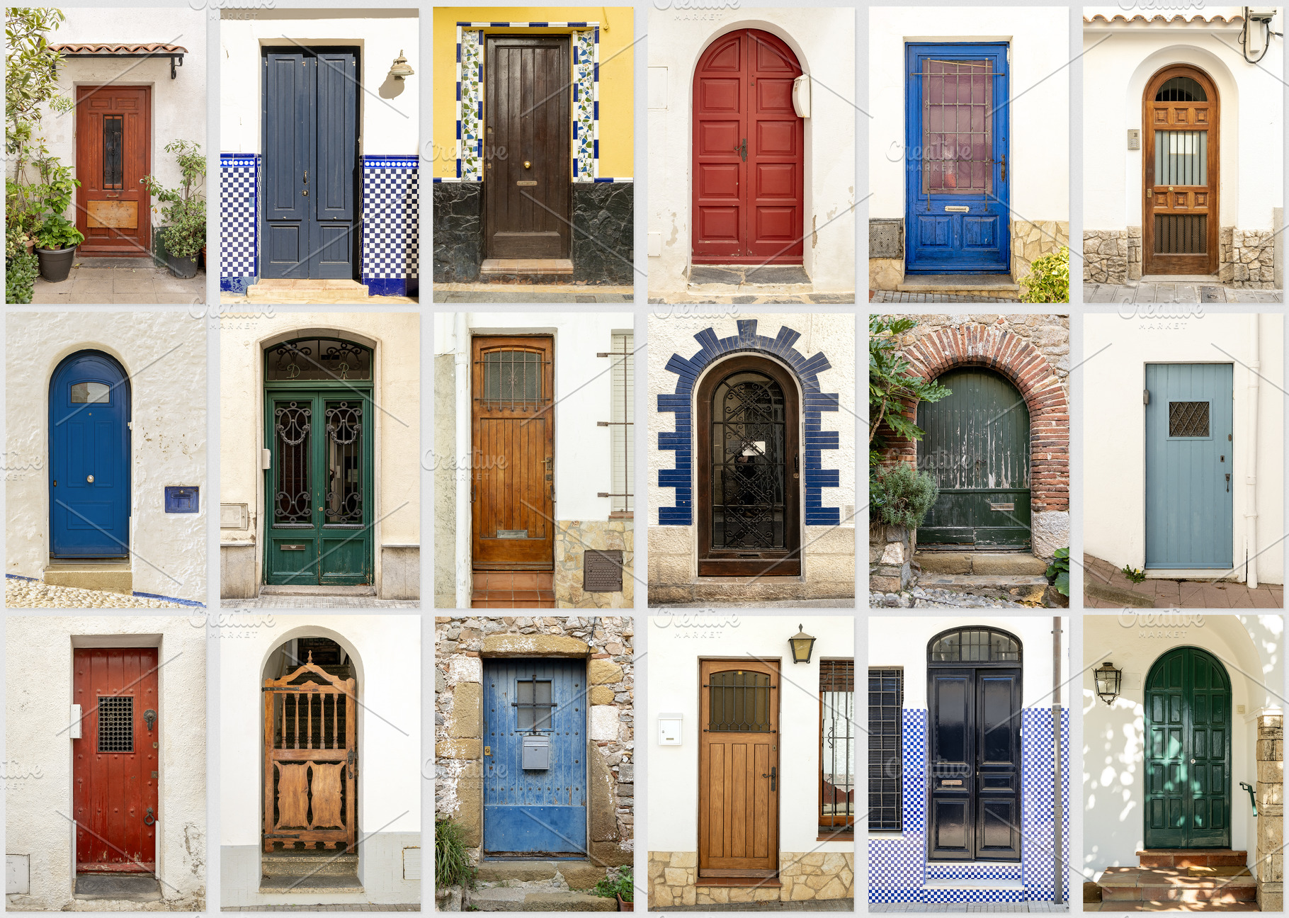Old entrance doors in Spain, an Architecture Photo by BOOCYS
