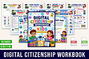 Digital Citizenship Workbook, a Stationery Template by Designmela01 (Thumbnail 1 of 5)