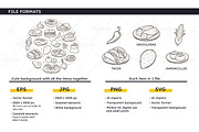 Mexican Food Doodle Clip Art, a Food Illustration by insemar (Thumbnail 3 of 4)
