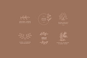 100 Floral Logo Templates, a Branding & Logo Template by AlienValley (Thumbnail 6 of 9)