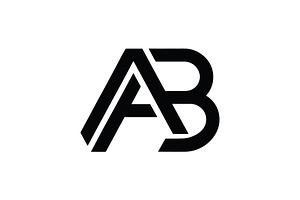 AB Monogram Logo Design, a Branding & Logo Template by Vectorium Studio