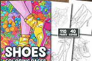 110 Pages Fashion Shoes Coloring, a Person Illustration by Design Station (Thumbnail 1 of 5)