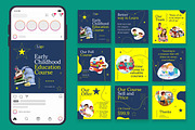 Learn Education Course Media Post, an UI Kit Template by CreativeShaper (Thumbnail 1 of 3)