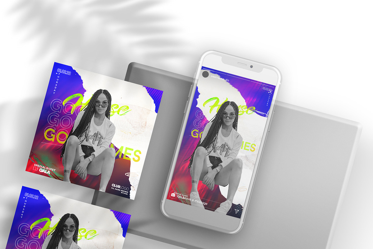 Vibe Special Events Instagram Banner, a Social Media Template by Ronita Shkodra (Photo 2 of 3)