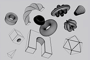 85 Geometric 3D Models Set, an Object 3D Model by Moshpit Studio (Thumbnail 6 of 6)