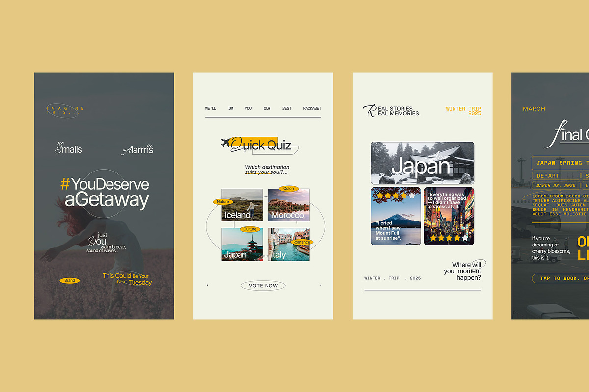 Travel and Tour Instagram Pack, a Social Media Template by fakhroo (Photo 2 of 4)