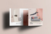 Tri-Fold Square Brochure Mock-up, an Advertising Mockup by Yogurt86 (Thumbnail 2 of 16)