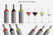 Wine Mockup Bundle, a Packaging Mockup by As Good As Possible (Thumbnail 3 of 14)