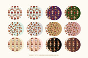 Vintage Christmas Painted Patterns 2, a Pattern Graphic by Euonia Meraki (Thumbnail 3 of 6)