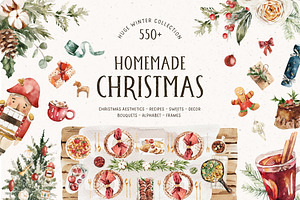 HOMEMADE CHRISTMAS Aesthetics, a Decorative Illustration by Muse Artist