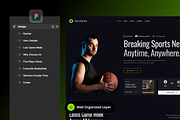 SportSphere - Sport News, a Websites & App Template by SLAB! Design (Thumbnail 2 of 4)