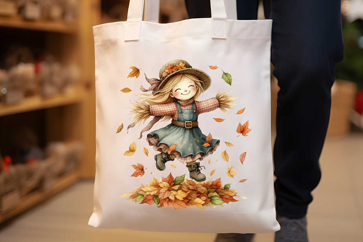 Scarecrow Girl Clipart, an Illustration by Rose Art (Photo 7 of 8)