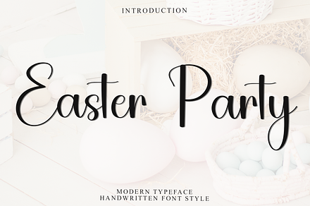 Easter Party, a Handwritten Font by FreshTypeINK