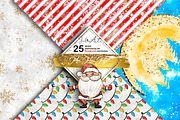 Ho-Ho-Ho christmas seamless patterns, a Pattern Graphic by JuliaStarArt-FantasyHome (Thumbnail 2 of 12)
