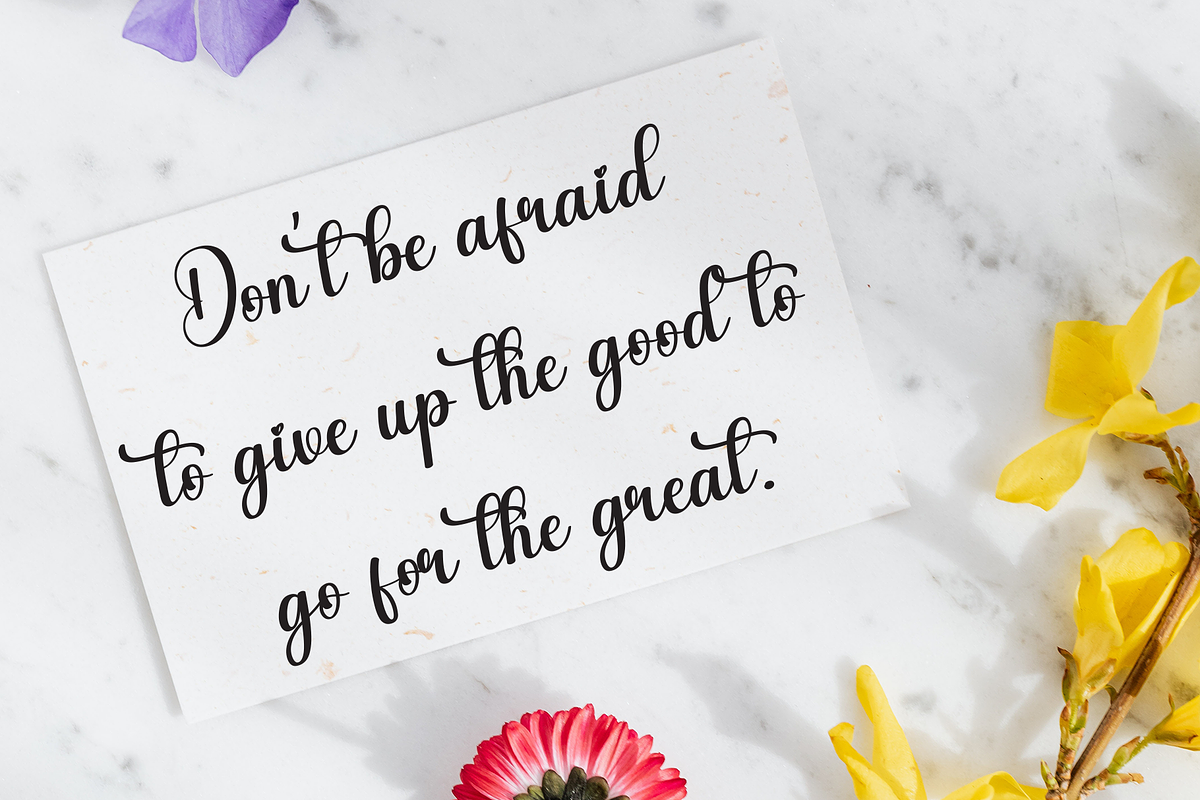Calligraphy | Script Font, a Handwritten Font by Scratchones (Photo 4 of 8)