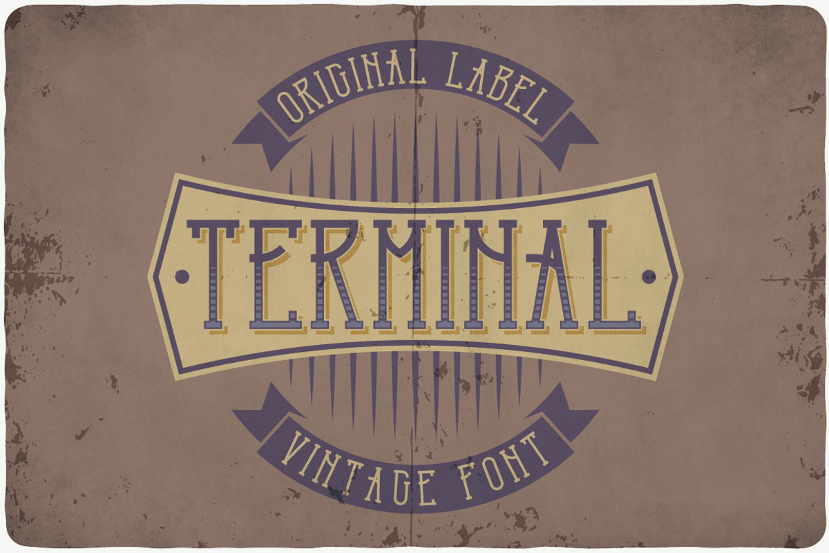 Terminal typeface