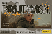 Tribel - Unique Hybrid Typeface, a Serif Font by Burntilldead (Thumbnail 10 of 12)