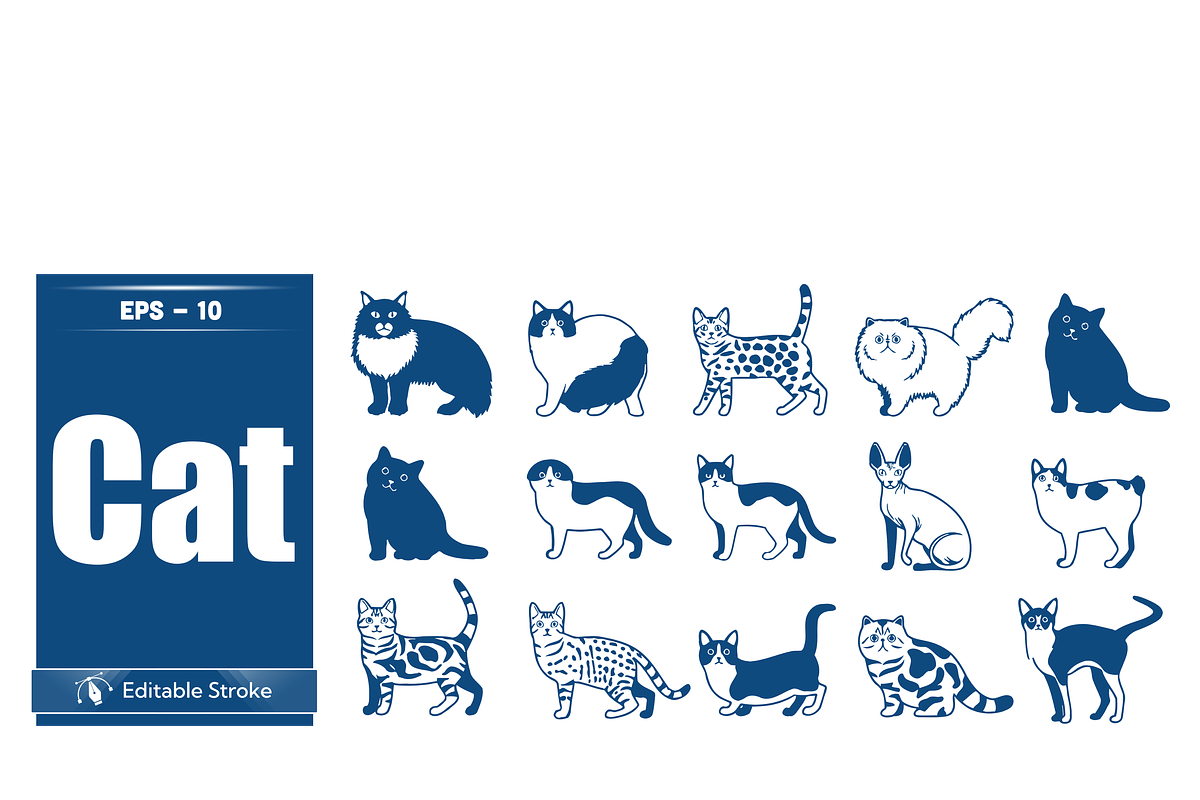 Adorable Pet Illustrations Pack, an Object Illustration by CarWrap design (Photo 2 of 5)