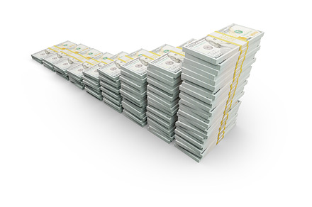 Rising Stacks of Cash